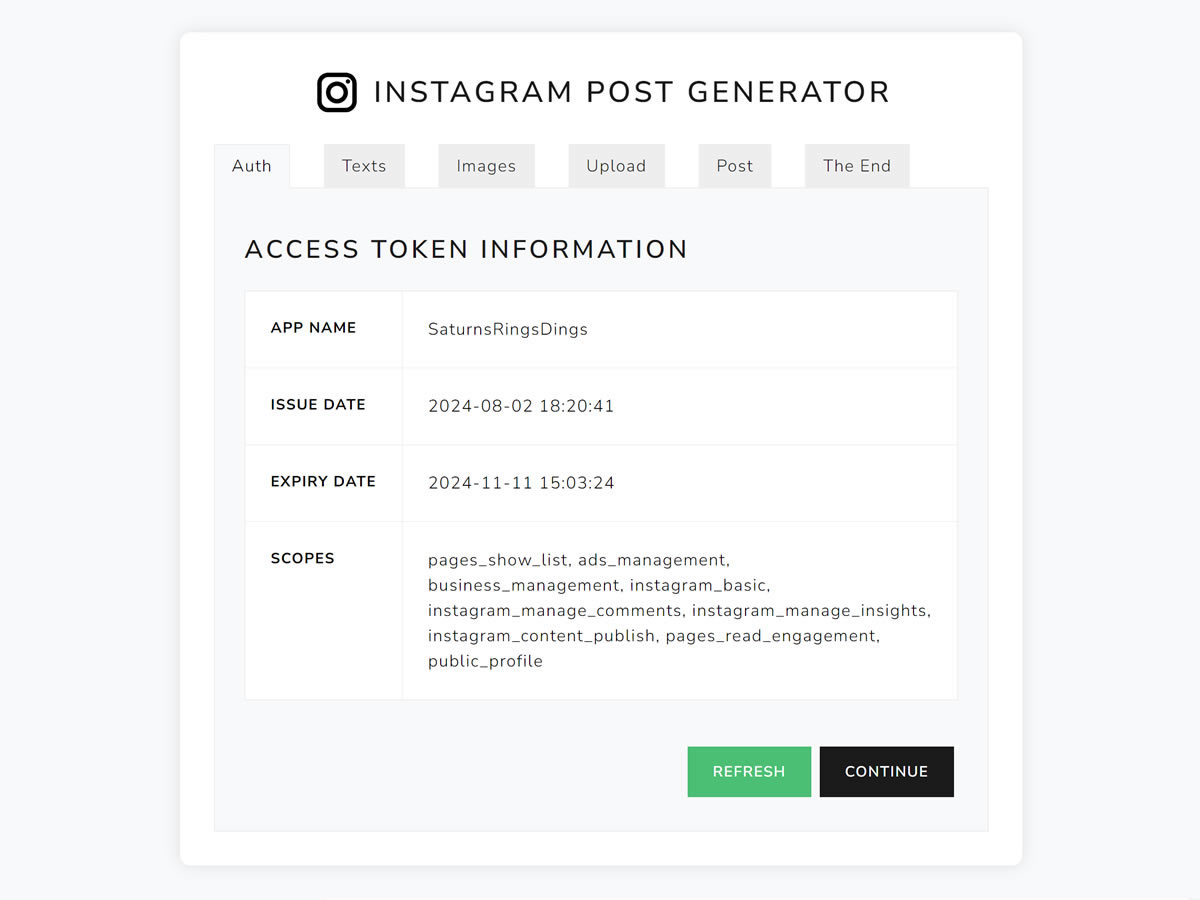 Instagram Post Generator